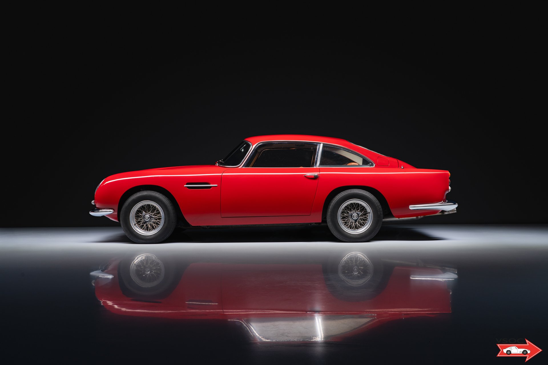 1963 Aston Martin DB4 - Series V Vantage - Matching Nr. ‘Special Series’ engine. ‘Fiesta Red’ and complete with factory records., foto 5