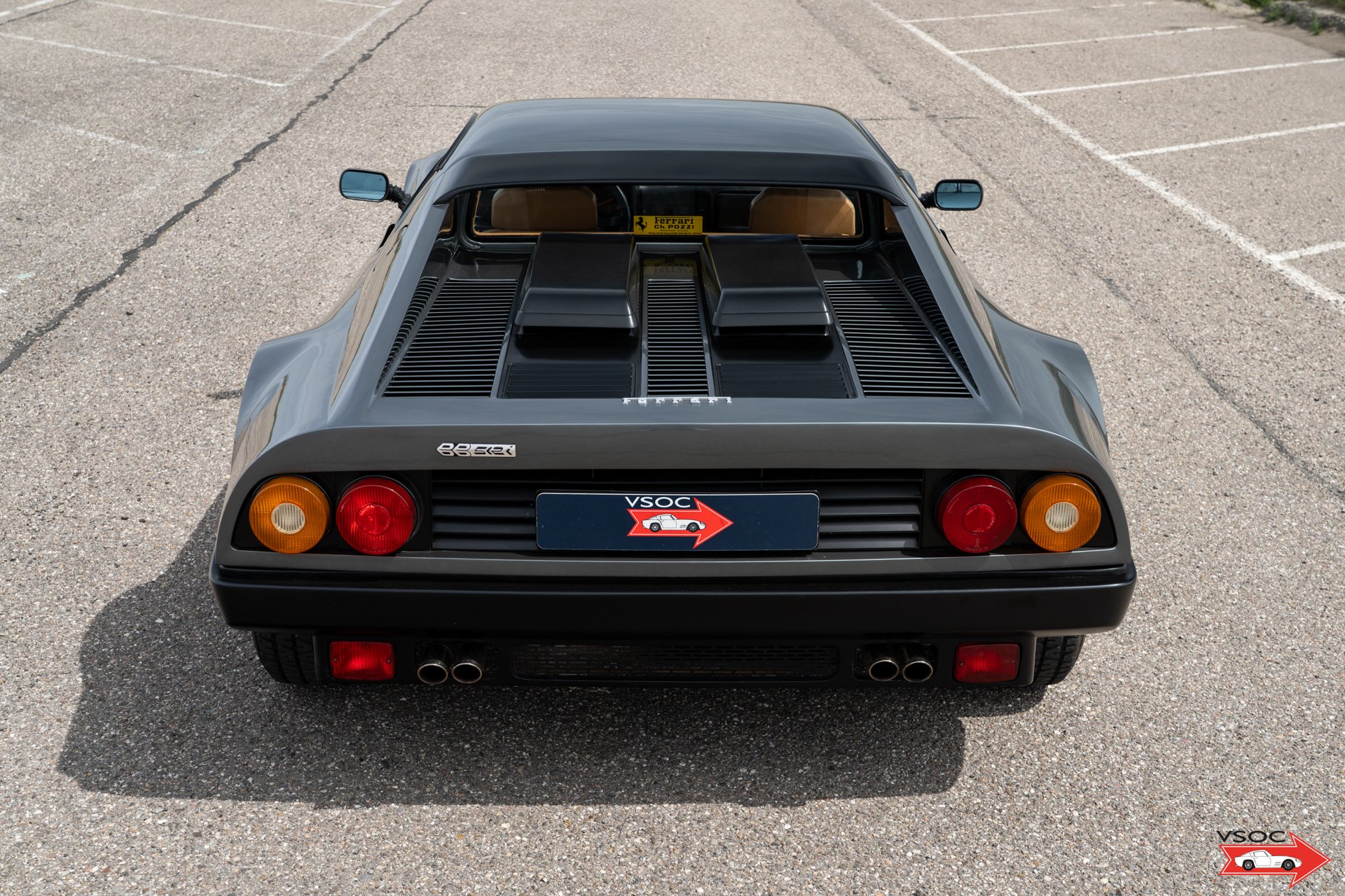 1984 Ferrari 512 - 512 BBi 'Grigio Ferro' - Superb Ferrari 512 BBi, full service history and only 32.000 km! Sold new through Ferrari Paris Charles Pozzi, foto 9