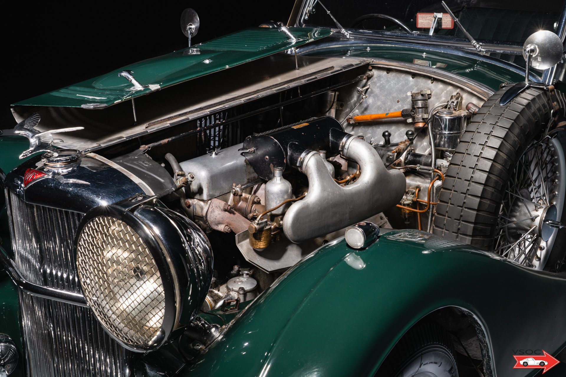 1937 Alvis Speed Twenty Five - Tourer Cross & Ellis - Very rare 4-door convertible. One of only 39 examples ever built, with even fewer surviving today, foto 5