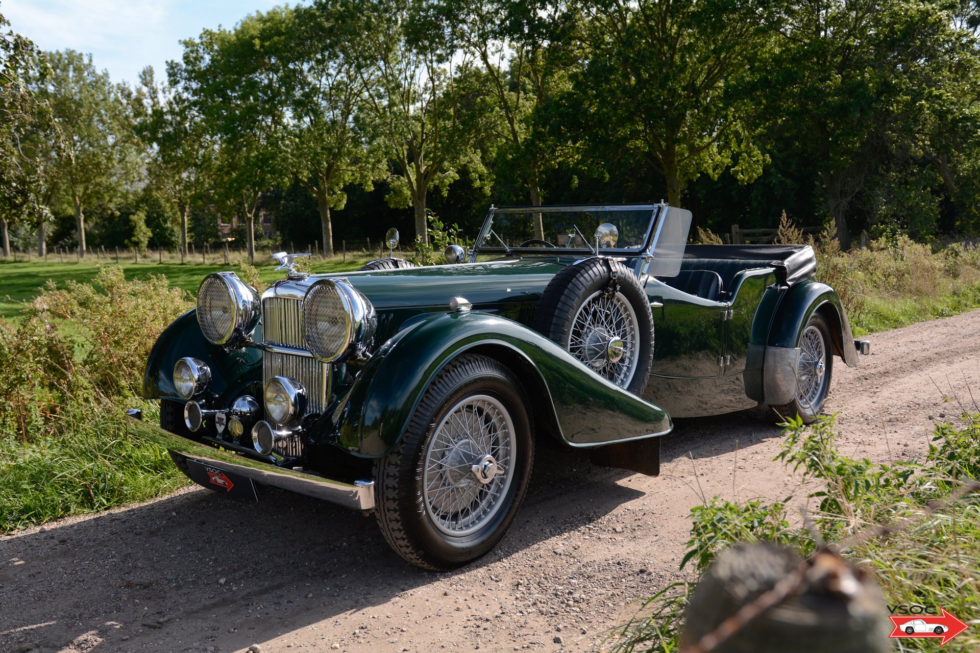 1937 Alvis Speed Twenty Five - Tourer Cross & Ellis - Very rare 4-door convertible. One of only 39 examples ever built, with even fewer surviving today, foto 6
