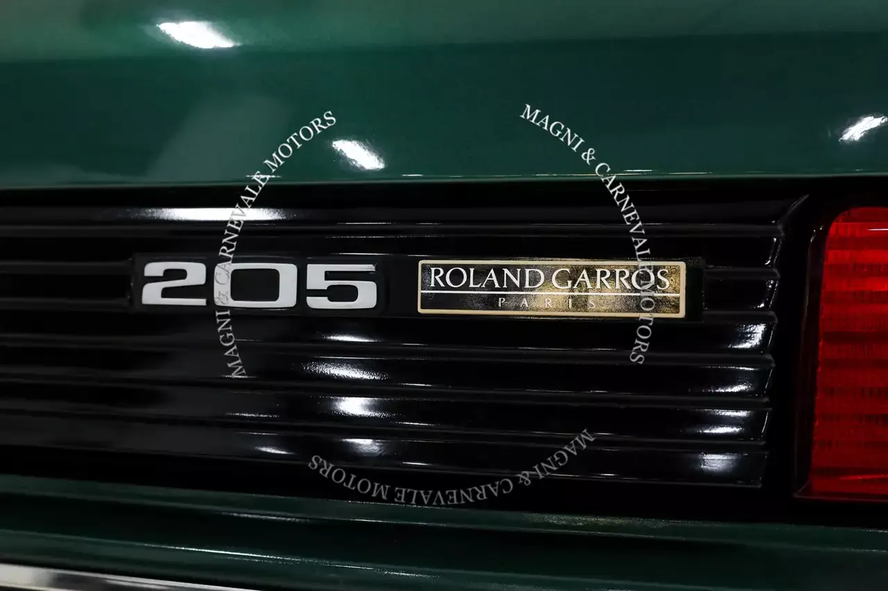 1992 Peugeot 205 - "ROLAND GARROS"|TARGA "MI"|SPECIAL EDITION, foto 9