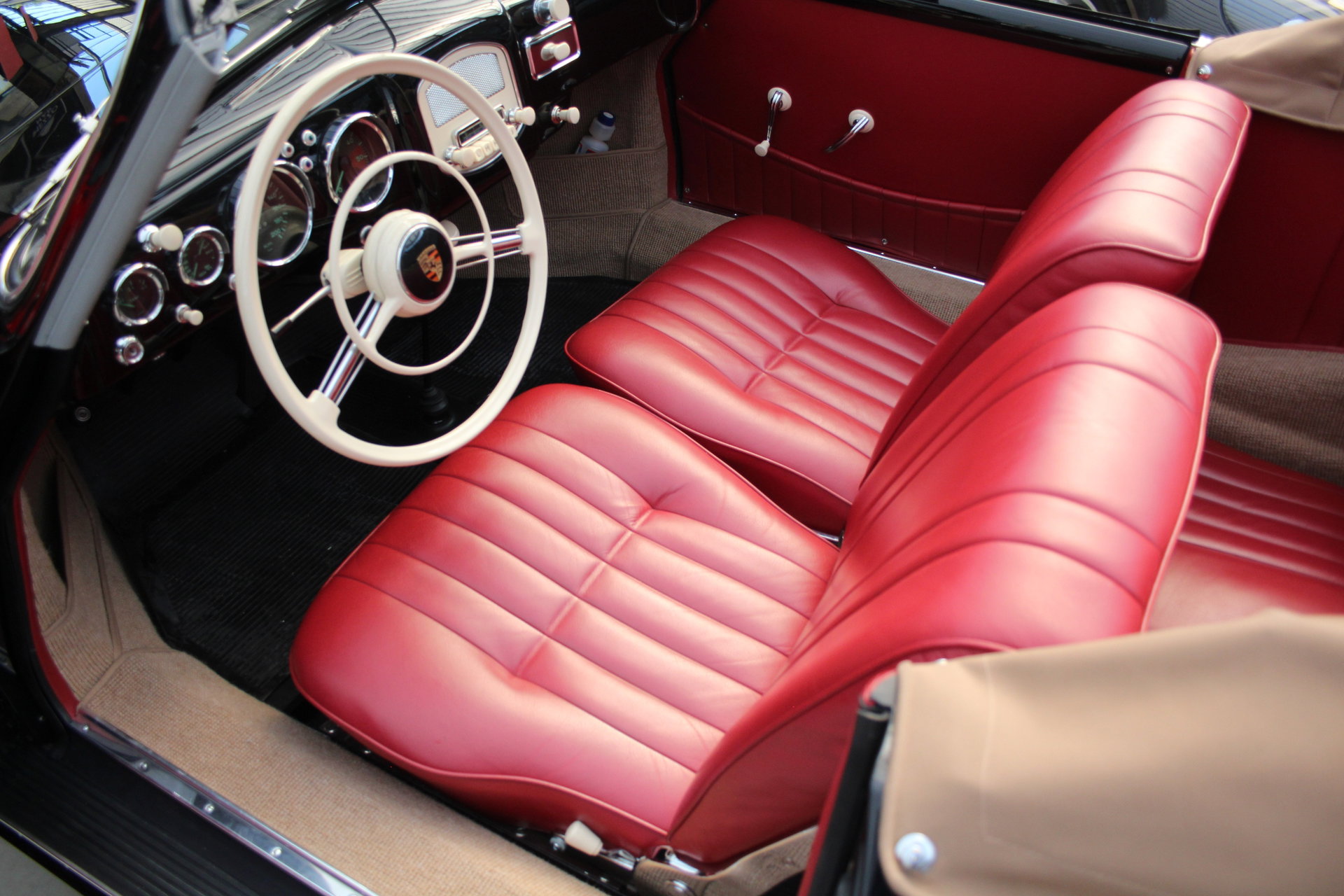 1955 Porsche 356 - Continental Cabriolet Pre A, foto 3