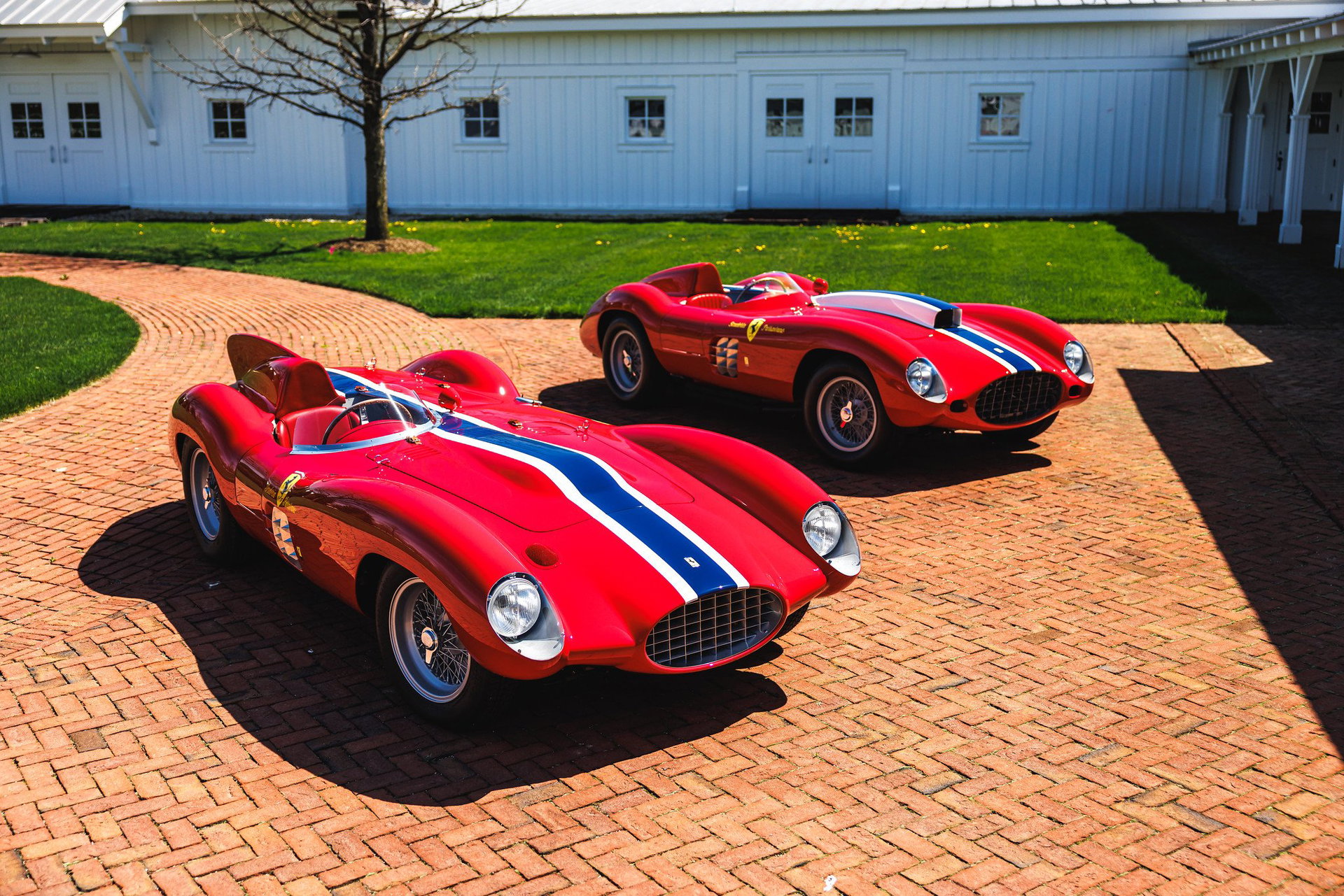 1955 Ferrari 410 Sport - 410 Sport Scaglietti spyder | in-period racing history with Carroll Shelby | marque specialist restored, foto 1
