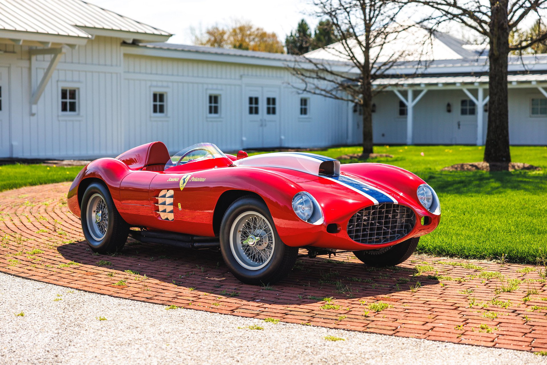 1955 Ferrari 410 Sport - 410 Sport Scaglietti spyder | in-period racing history with Carroll Shelby | marque specialist restored, foto 3