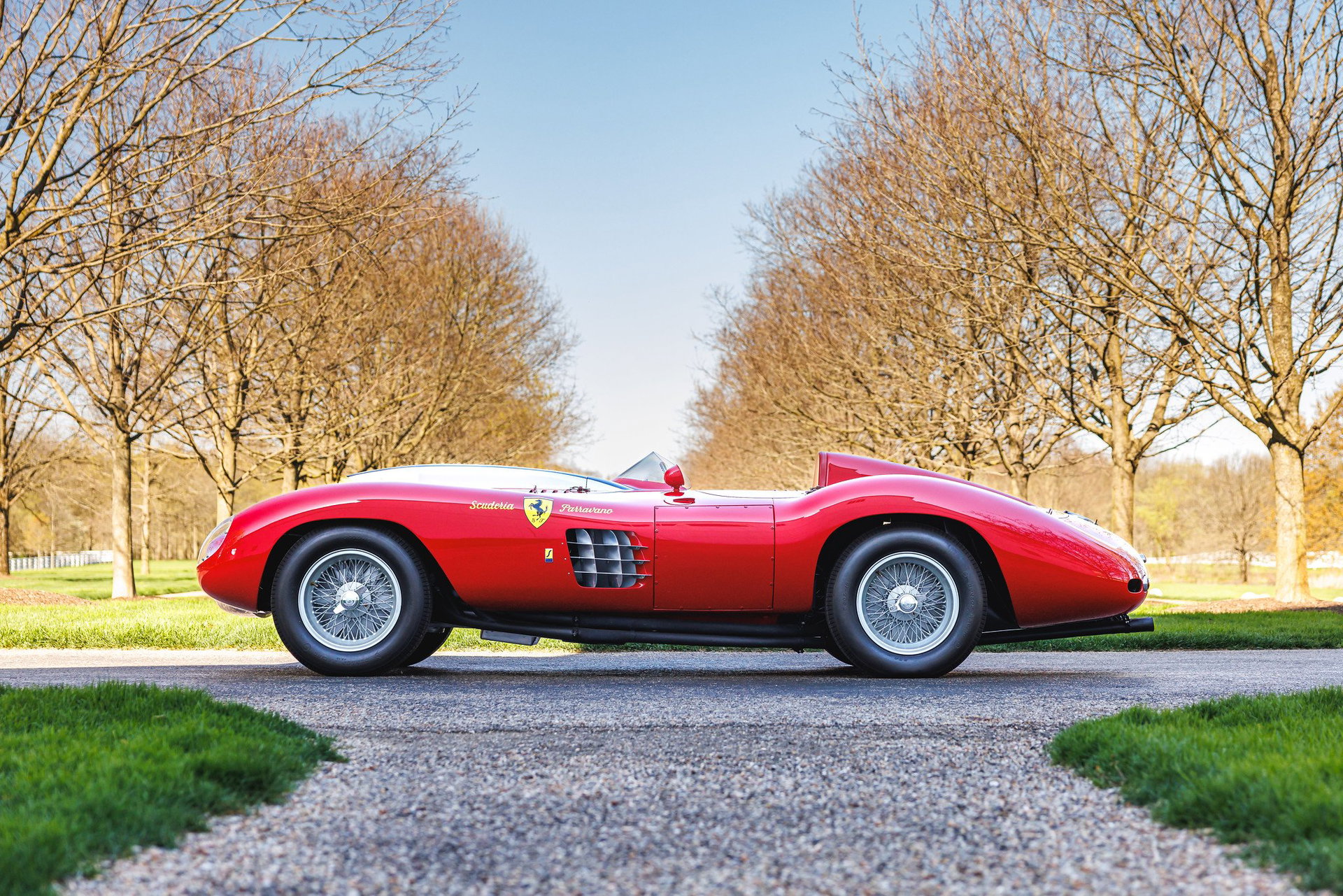 1955 Ferrari 410 Sport - 410 Sport Scaglietti spyder | in-period racing history with Carroll Shelby | marque specialist restored, foto 4