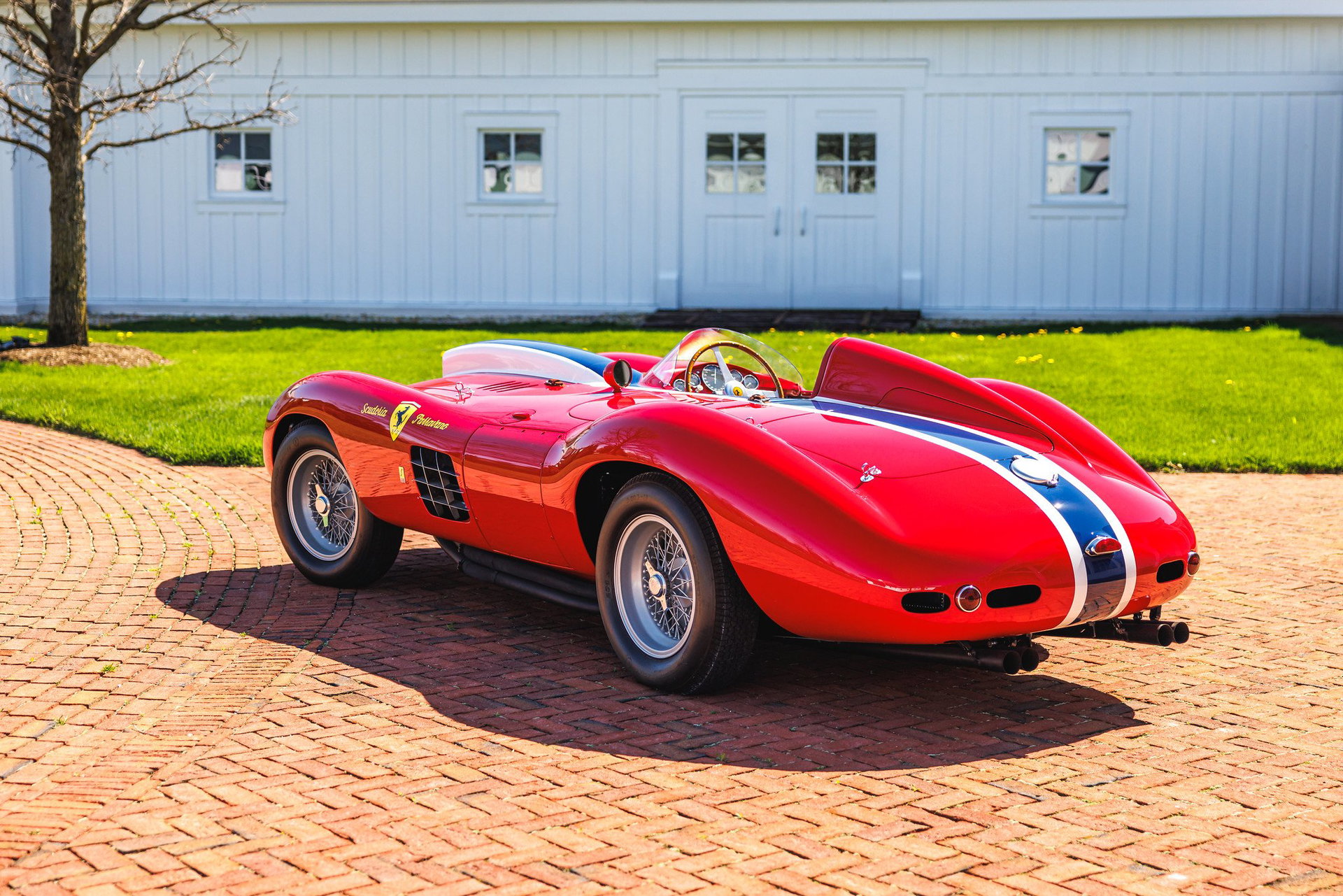 1955 Ferrari 410 Sport - 410 Sport Scaglietti spyder | in-period racing history with Carroll Shelby | marque specialist restored, foto 5