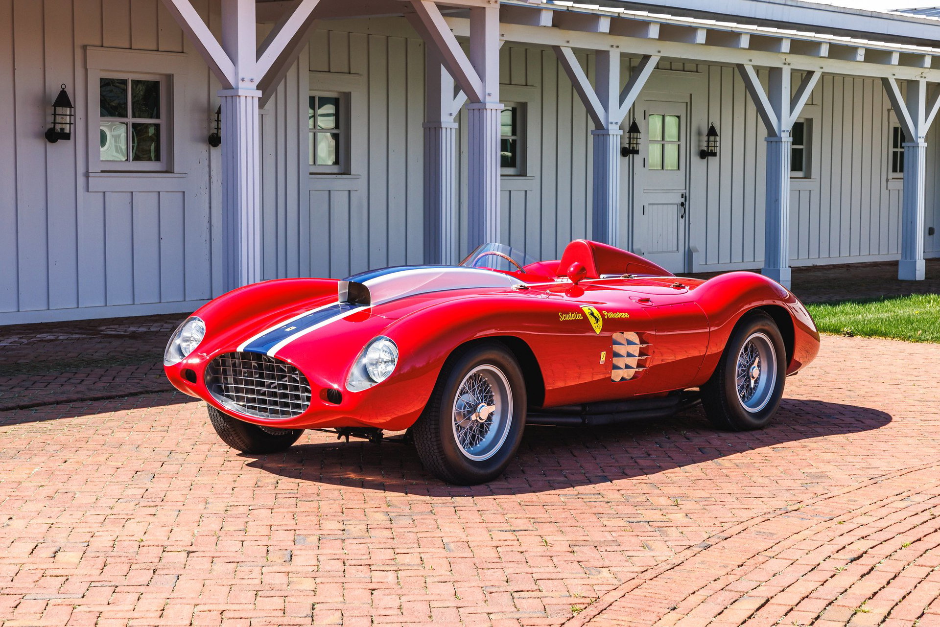 1955 Ferrari 410 Sport - 410 Sport Scaglietti spyder | in-period racing history with Carroll Shelby | marque specialist restored, foto 6