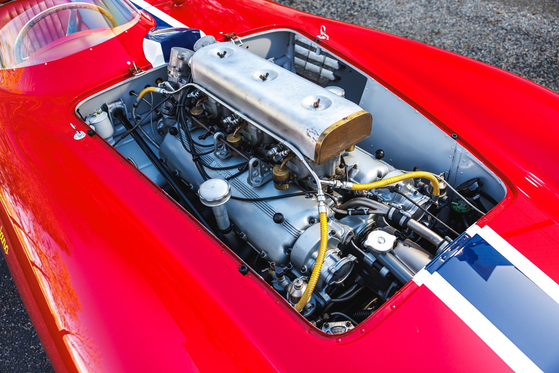 1955 Ferrari 410 Sport - 410 Sport Scaglietti spyder | in-period racing history with Carroll Shelby | marque specialist restored, foto 7