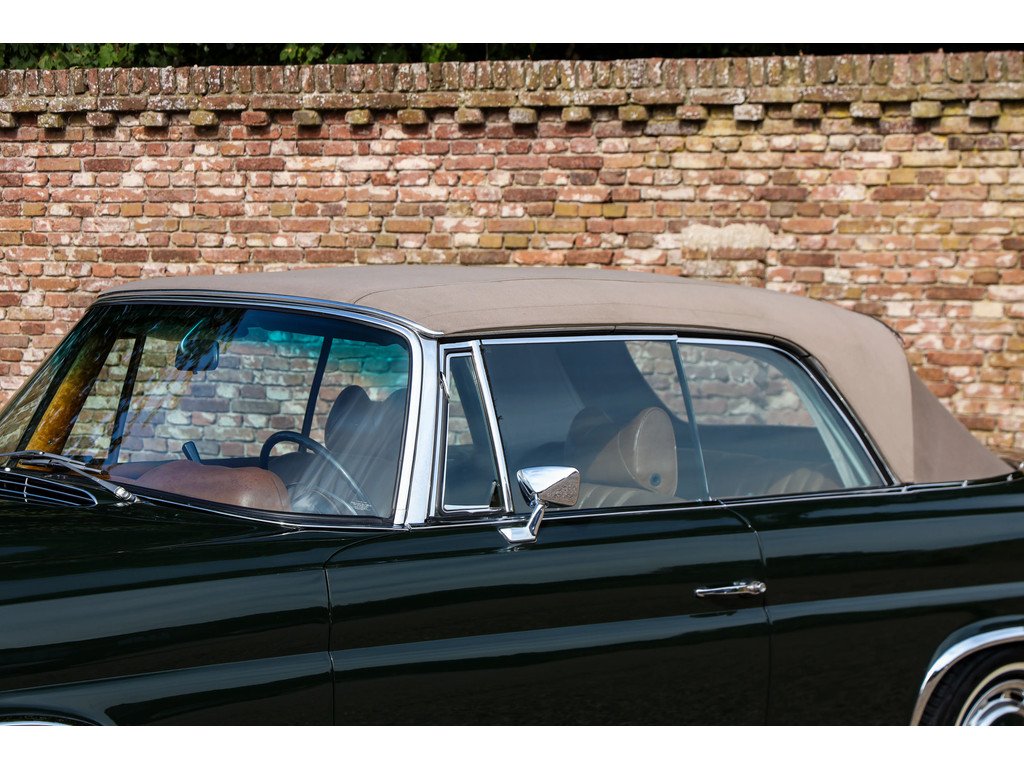 1969 Mercedes-Benz S-Class W111/112 - 280 SE Cabriolet "Dunkeloliv or Dark Olive", foto 10