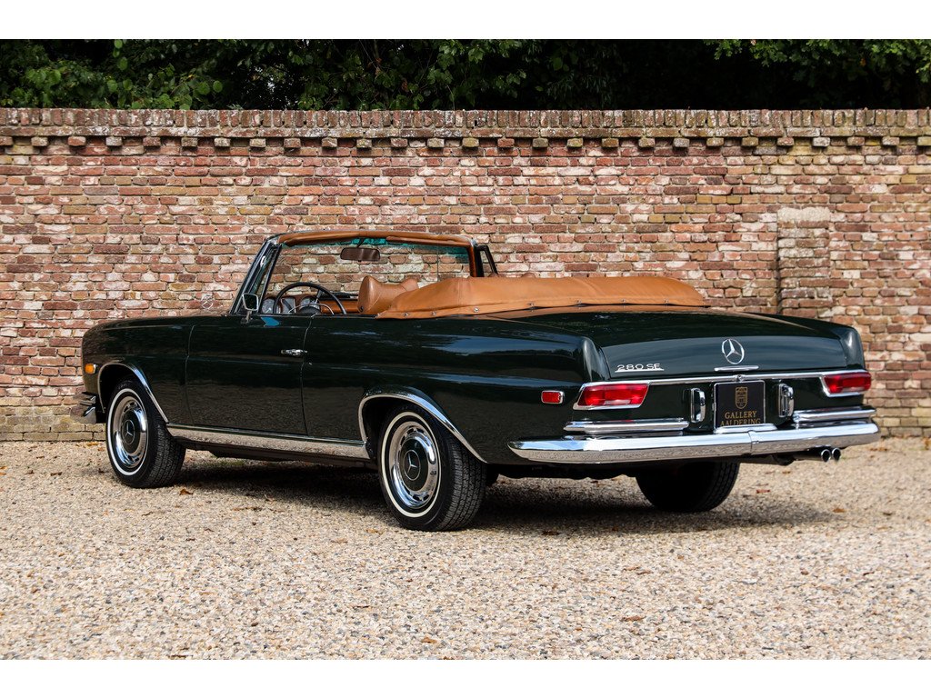 1969 Mercedes-Benz S-Class W111/112 - 280 SE Cabriolet "Dunkeloliv or Dark Olive", foto 2