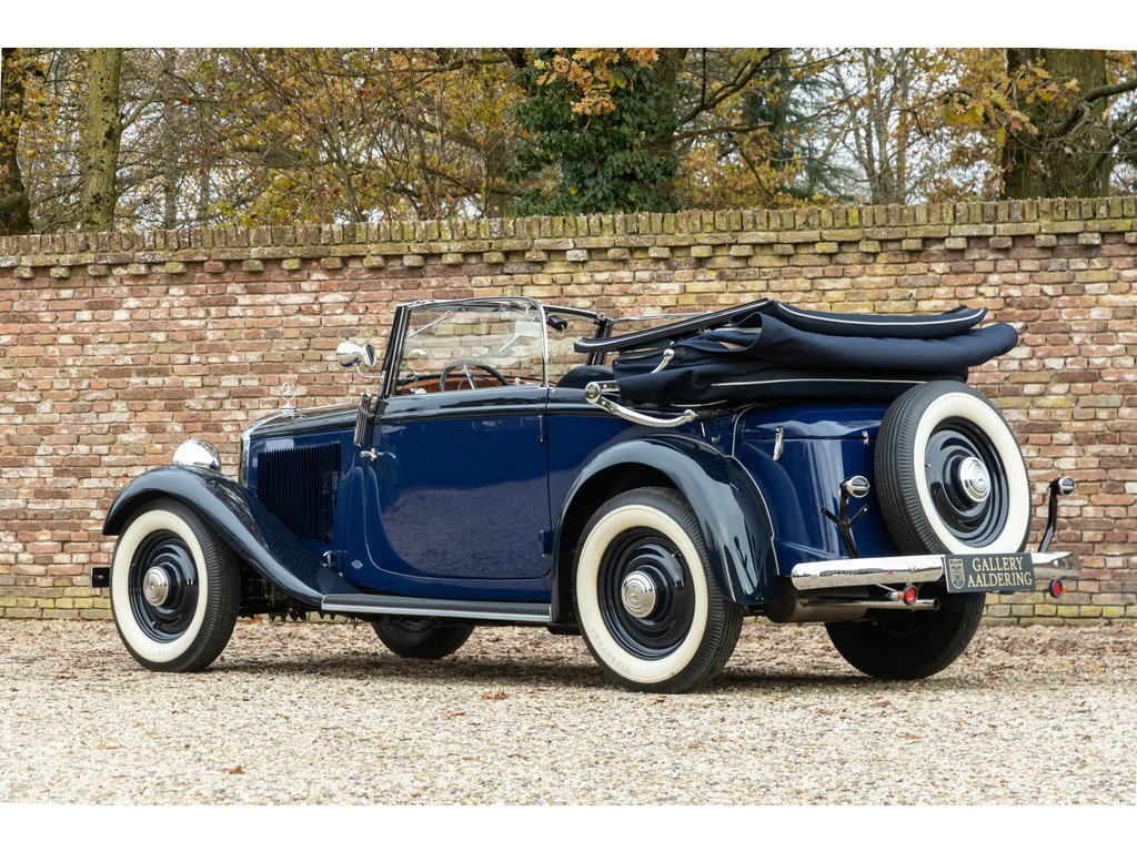 1935 Mercedes-Benz Typ 200 - 200 Cabriolet C "Bare metal-Frame off restoration", foto 2