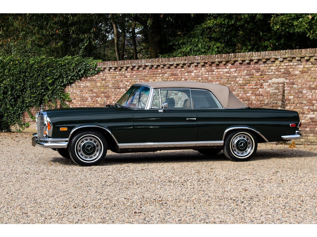 1969 Mercedes-Benz S-Class W111/112 - 280 SE Cabriolet "Dunkeloliv or Dark Olive", foto 9