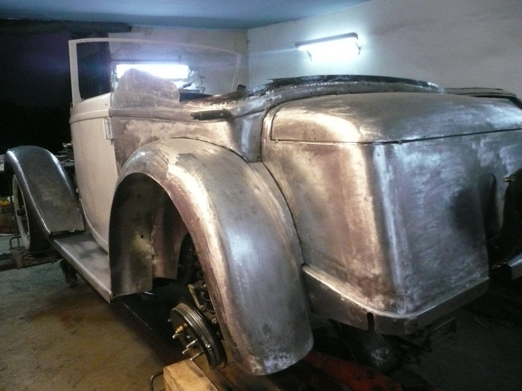 1935 Mercedes-Benz Typ 200 - 200 Cabriolet C "Bare metal-Frame off restoration", foto 9