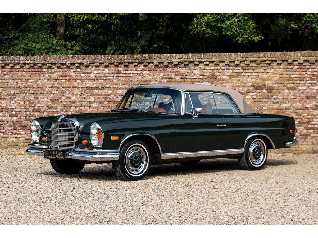 1969 Mercedes-Benz S-Class W111/112 - 280 SE Cabriolet "Dunkeloliv or Dark Olive", foto 8