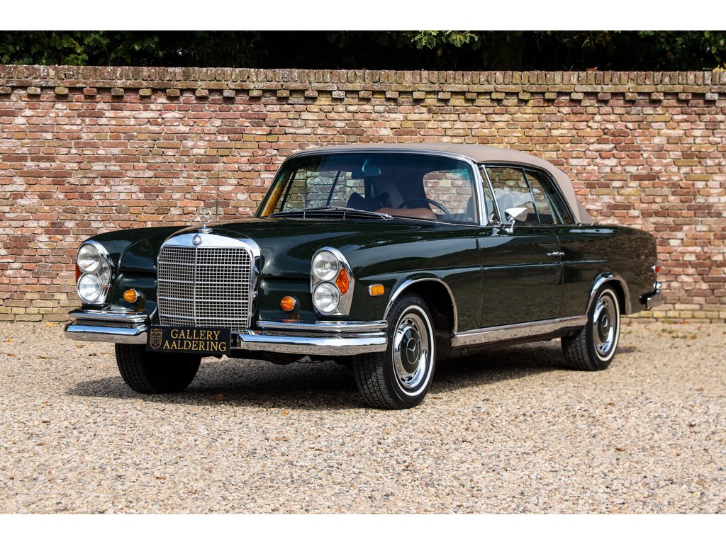 1969 Mercedes-Benz S-Class W111/112 - 280 SE Cabriolet "Dunkeloliv or Dark Olive", foto 7