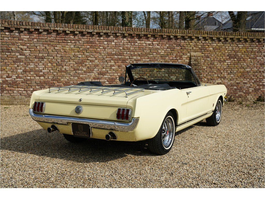 1966 Ford Mustang - GT 289 V8 Convertible "A-code with the Rally-Pac", foto 10