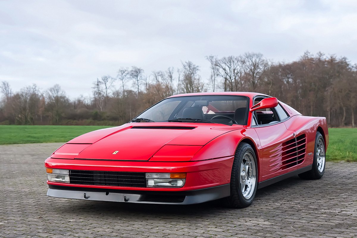 1985 Ferrari Testarossa - monospecchio - erstauslieferung auto becker, otto kern., foto 2
