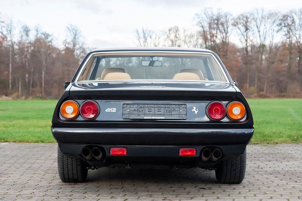 1987 Ferrari 412 - gt automatik-red book, auslieferung ch., foto 5