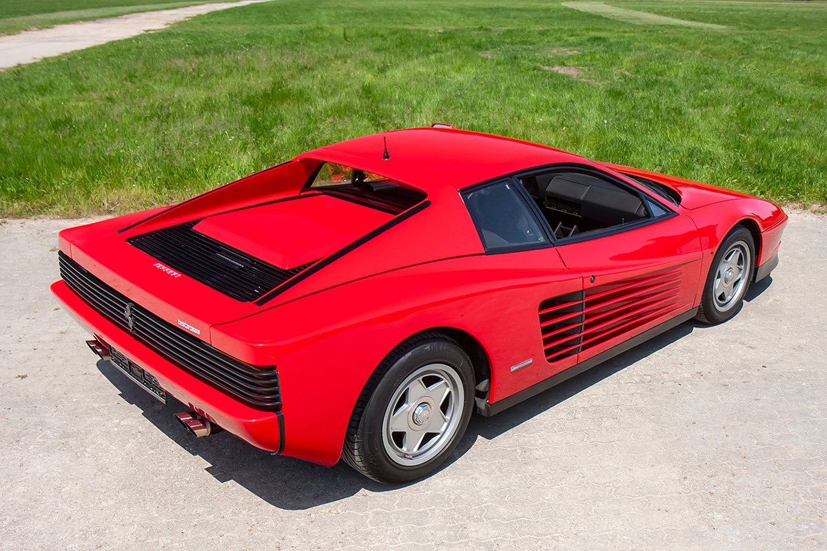 1985 Ferrari Testarossa - monospecchio - erstauslieferung auto becker, otto kern., foto 2