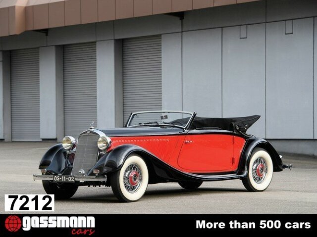 1937 Mercedes-Benz Typ 290 - 290 Cabriolet A, 6 Zylinder Motor, W18, foto 1