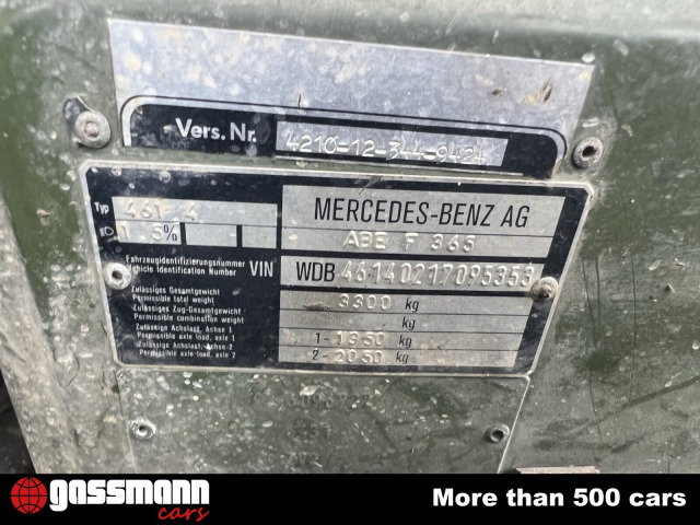 1994 Mercedes-Benz G-Class - 250 GD 4x4, Feuerwehr, foto 10