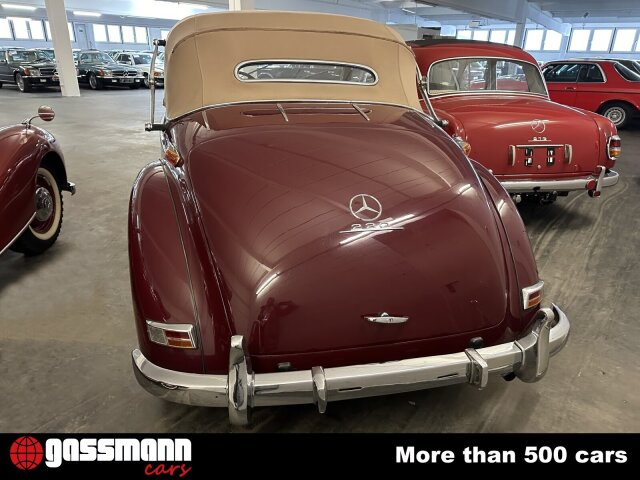 1955 Mercedes-Benz 220 - 220 A Cabriolet, gebogener Frontscheibe - W187, foto 5