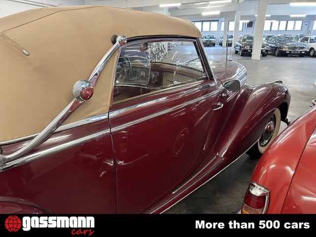 1955 Mercedes-Benz 220 - 220 A Cabriolet, gebogener Frontscheibe - W187, foto 6