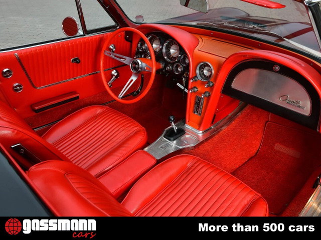1963 Chevrolet Corvette - Corvette C2 Sting Ray Cabrio mit Hardtop, foto 10