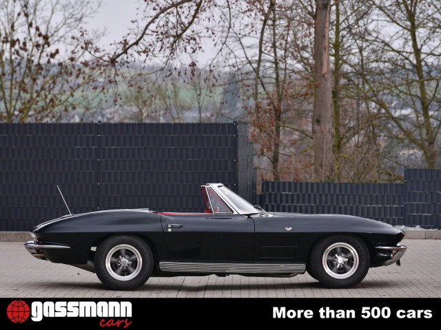 1963 Chevrolet Corvette - Corvette C2 Sting Ray Cabrio mit Hardtop, foto 3