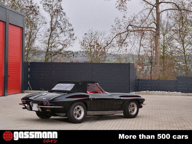 1963 Chevrolet Corvette - Corvette C2 Sting Ray Cabrio mit Hardtop, foto 4