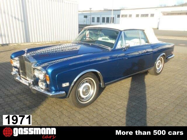 1971 Rolls-Royce Corniche I - Corniche I Cabriolet mit Chromstoßstangen, RHD, foto 1