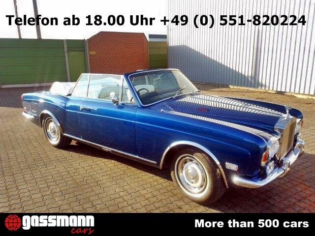 1971 Rolls-Royce Corniche I - Corniche I Cabriolet mit Chromstoßstangen, RHD, foto 2