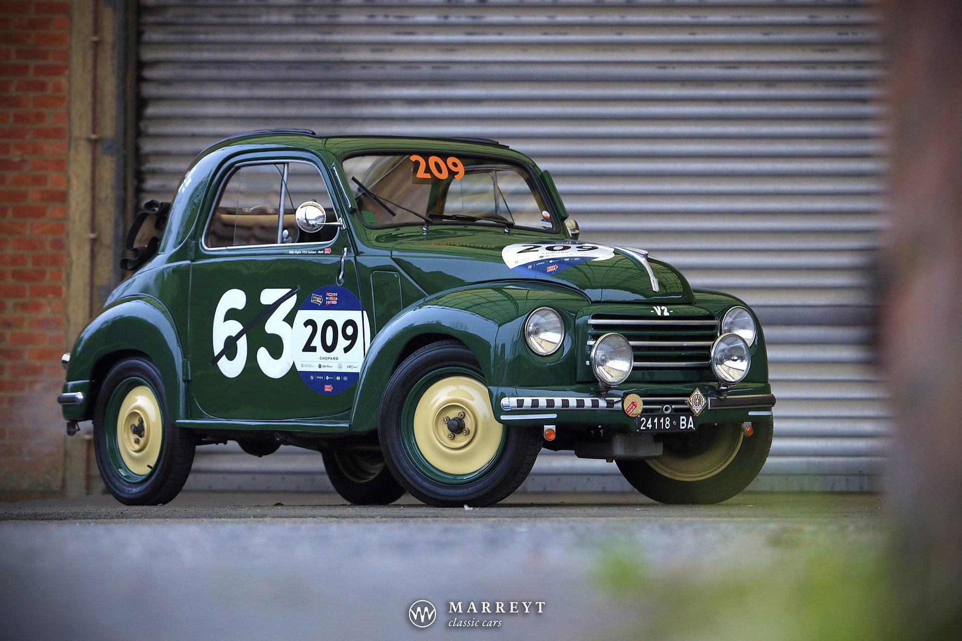 1951 Fiat Topolino - 1951 Fiat Topolino C ex-Mille Miglia & Giro della Sicilia 1952, foto 4