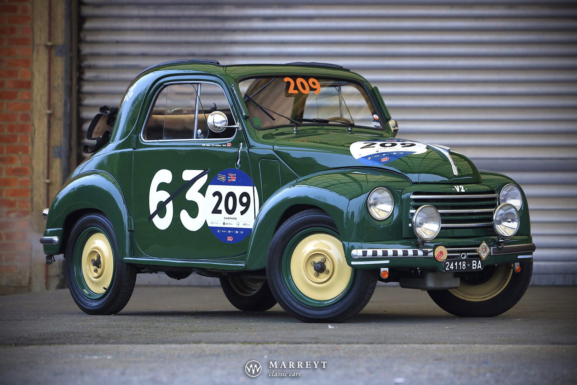 1951 Fiat Topolino - 1951 Fiat Topolino C ex-Mille Miglia & Giro della Sicilia 1952, foto 5
