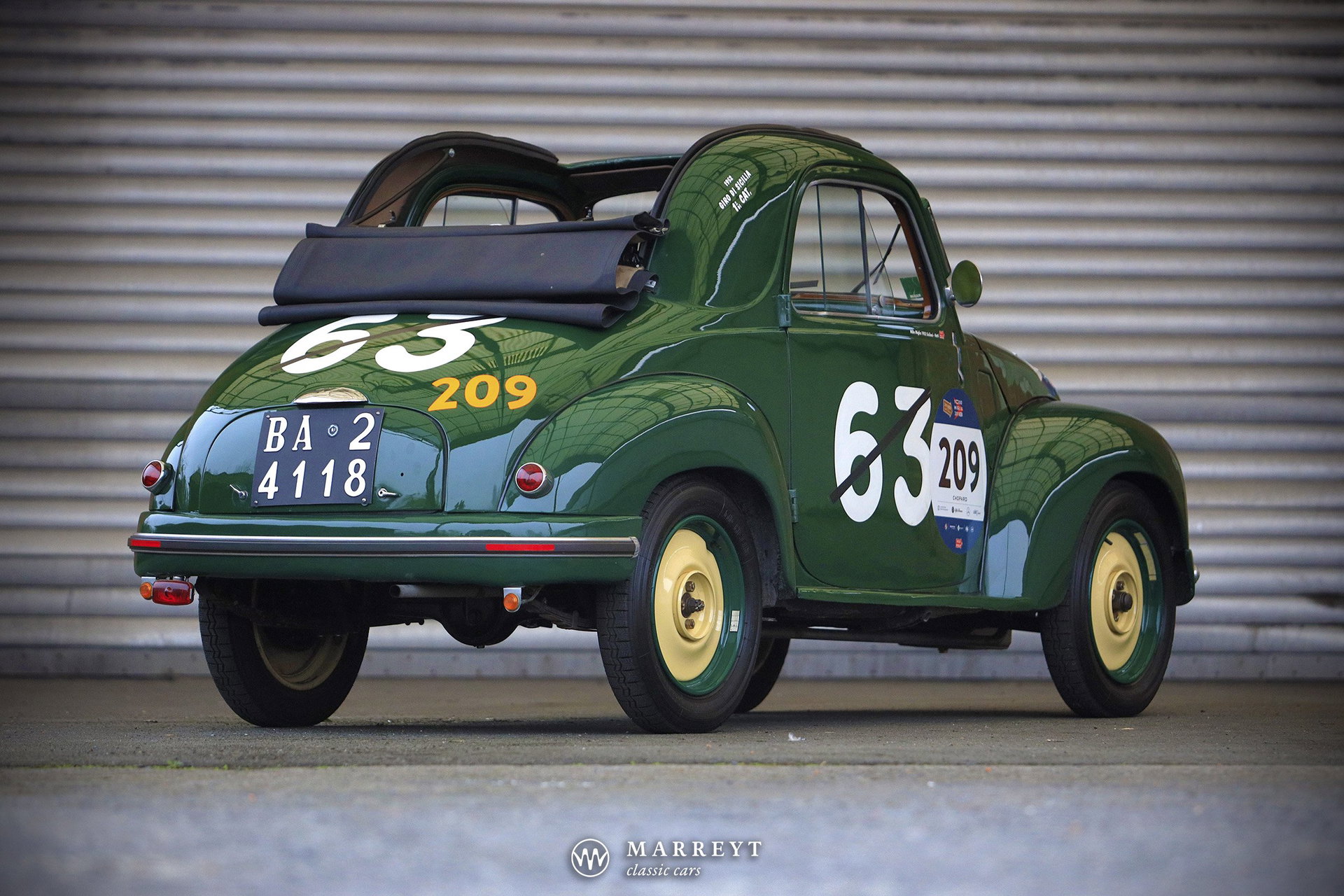 1951 Fiat Topolino - 1951 Fiat Topolino C ex-Mille Miglia & Giro della Sicilia 1952, foto 7