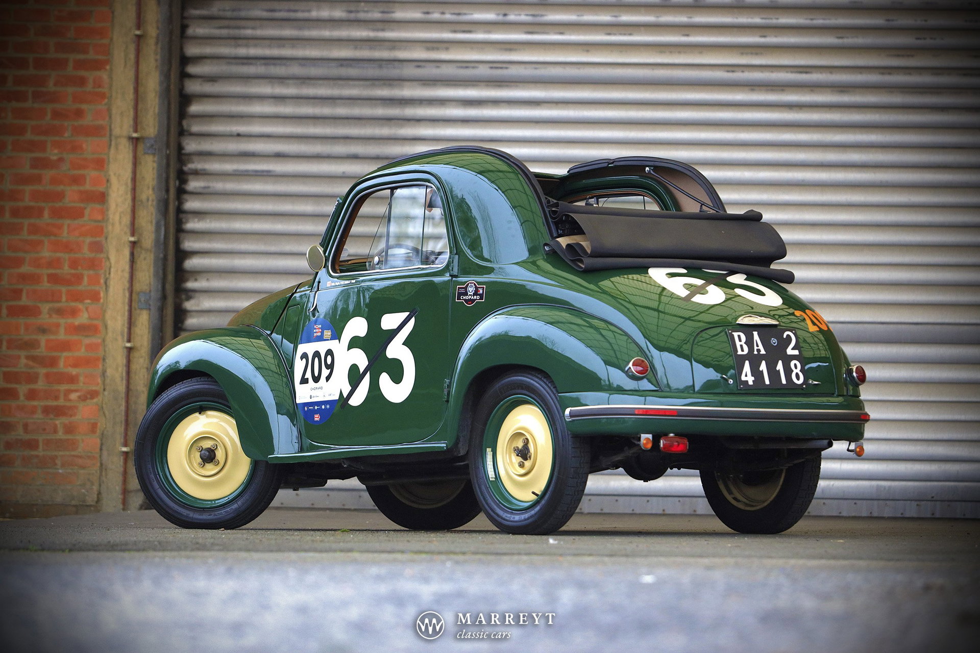1951 Fiat Topolino - 1951 Fiat Topolino C ex-Mille Miglia & Giro della Sicilia 1952, foto 9