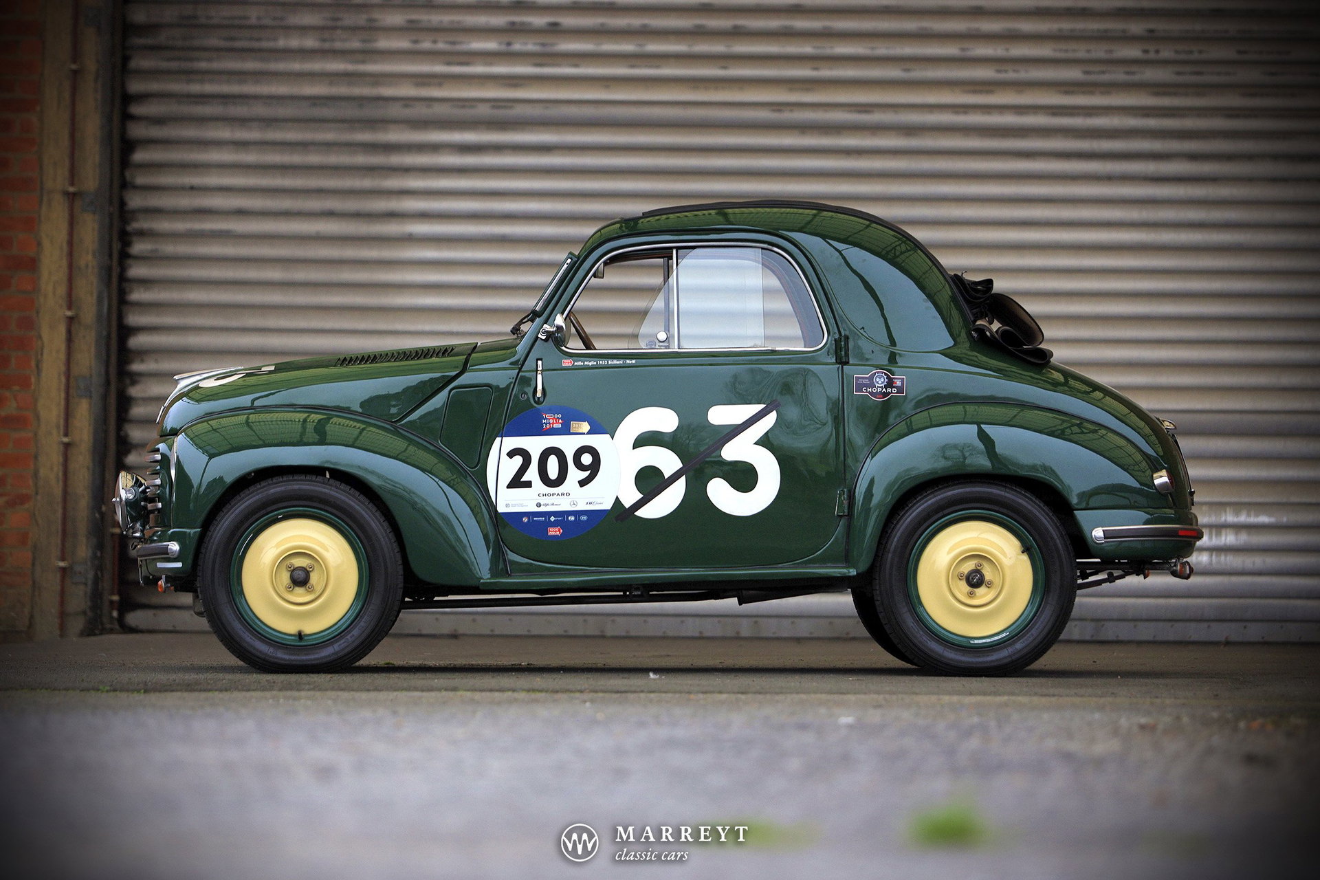 1951 Fiat Topolino - 1951 Fiat Topolino C ex-Mille Miglia & Giro della Sicilia 1952, foto 10