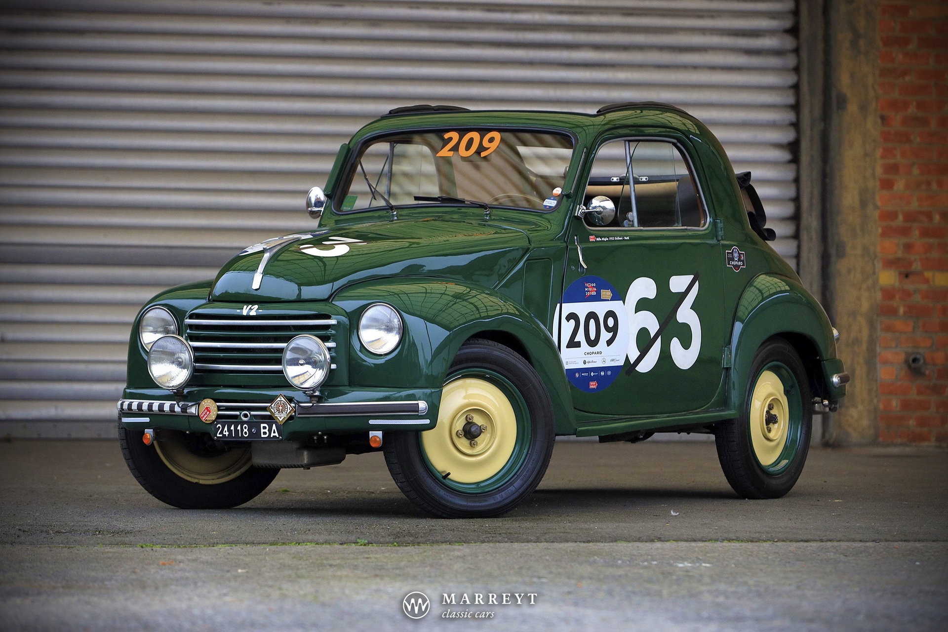 1951 Fiat Topolino - 1951 Fiat Topolino C ex-Mille Miglia & Giro della Sicilia 1952, foto 11