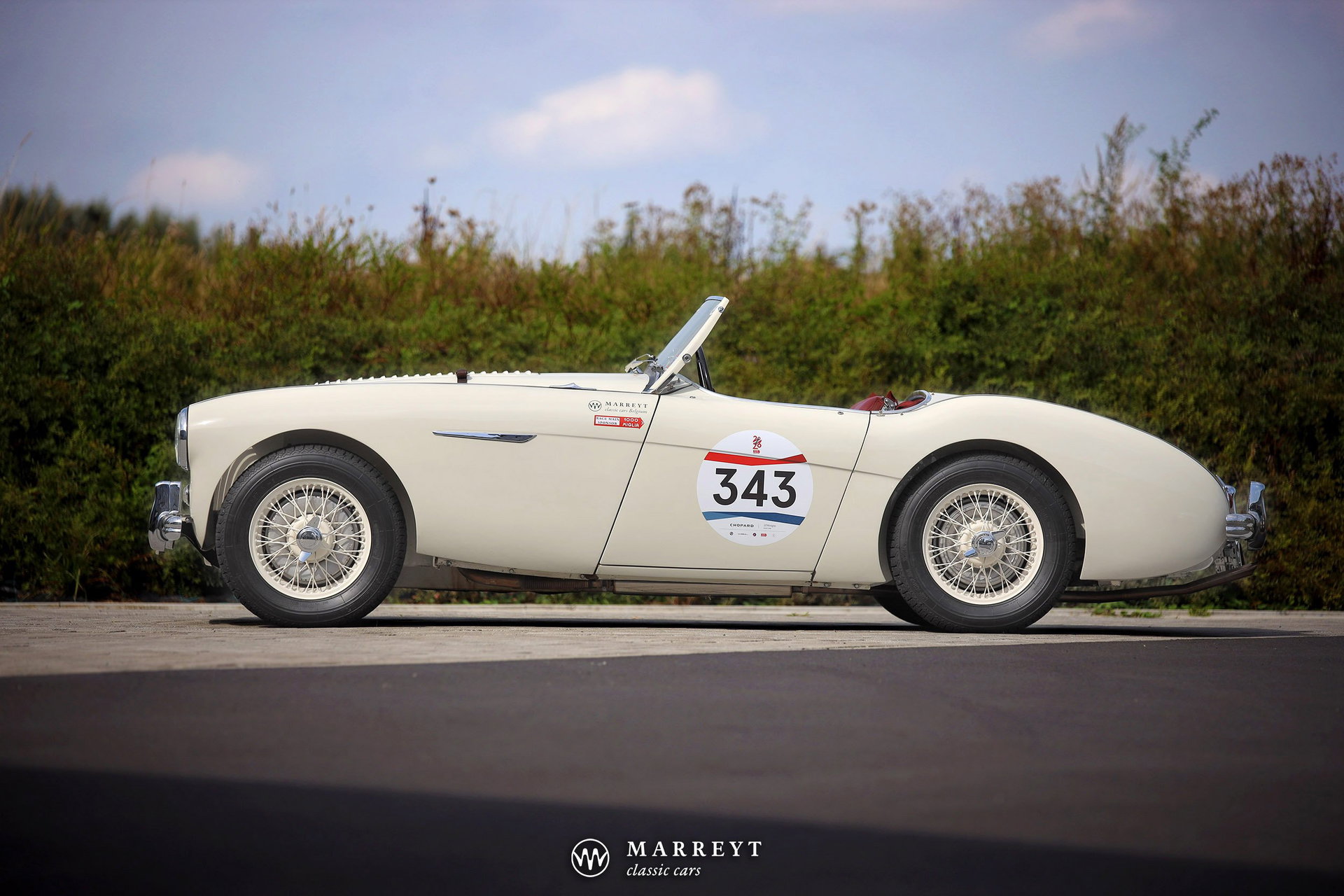 1955 Austin-Healey 100M - Factory Le Mans (1000 Miglia Participant '26), foto 4