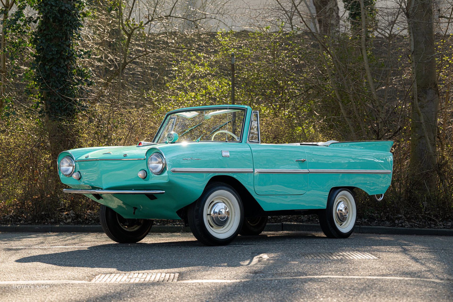 1963 Amphicar 770 - Fresh, high-quality restoration, Rare original factory color combination, Fjord Green examples are generally considered among the rarer survivors, foto 1