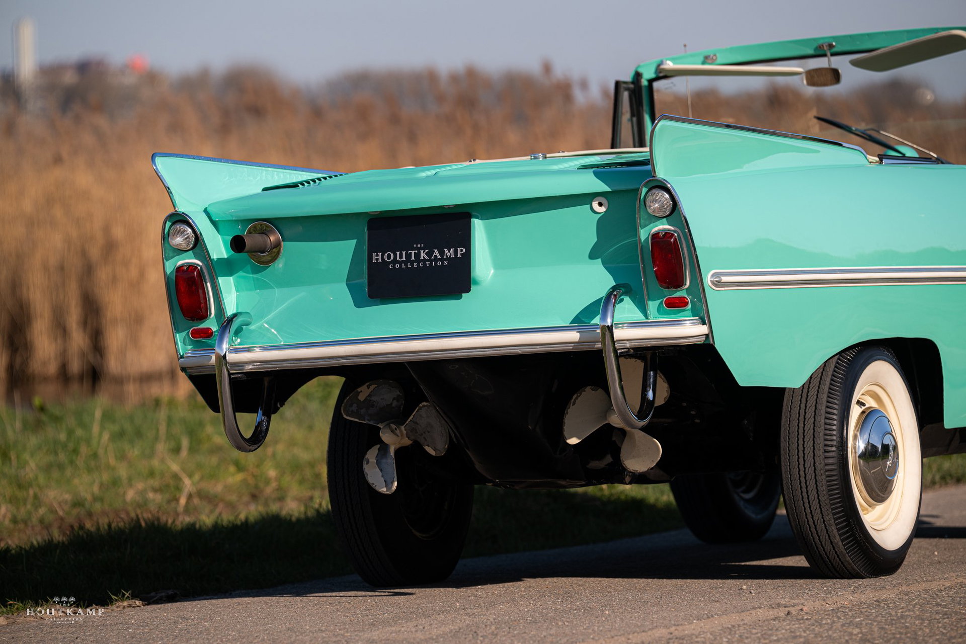 1963 Amphicar 770 - Fresh, high-quality restoration, Rare original factory color combination, Fjord Green examples are generally considered among the rarer survivors, foto 5
