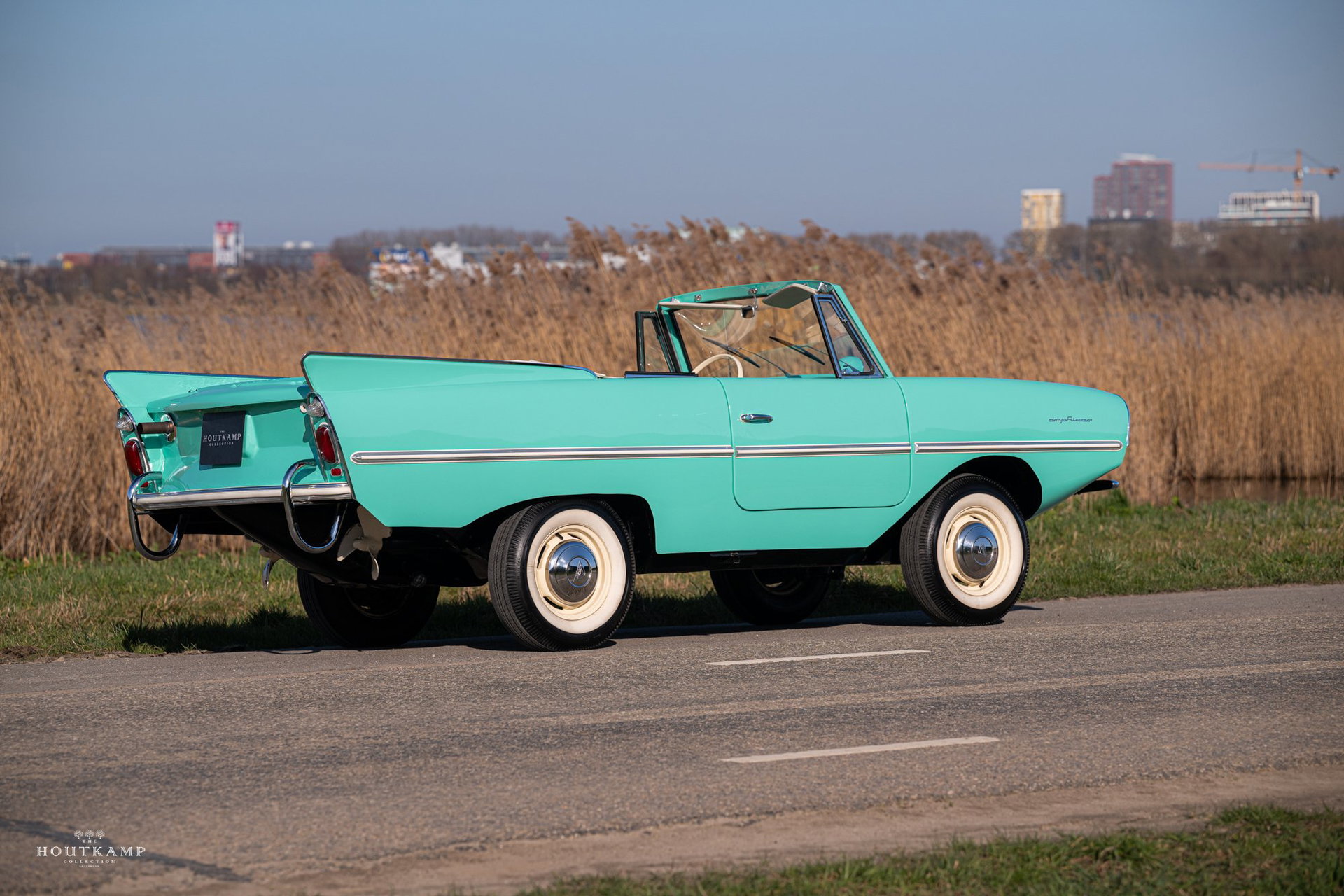 1963 Amphicar 770 - Fresh, high-quality restoration, Rare original factory color combination, Fjord Green examples are generally considered among the rarer survivors, foto 6