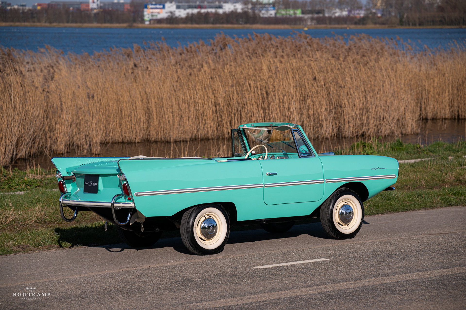 1963 Amphicar 770 - Fresh, high-quality restoration, Rare original factory color combination, Fjord Green examples are generally considered among the rarer survivors, foto 7