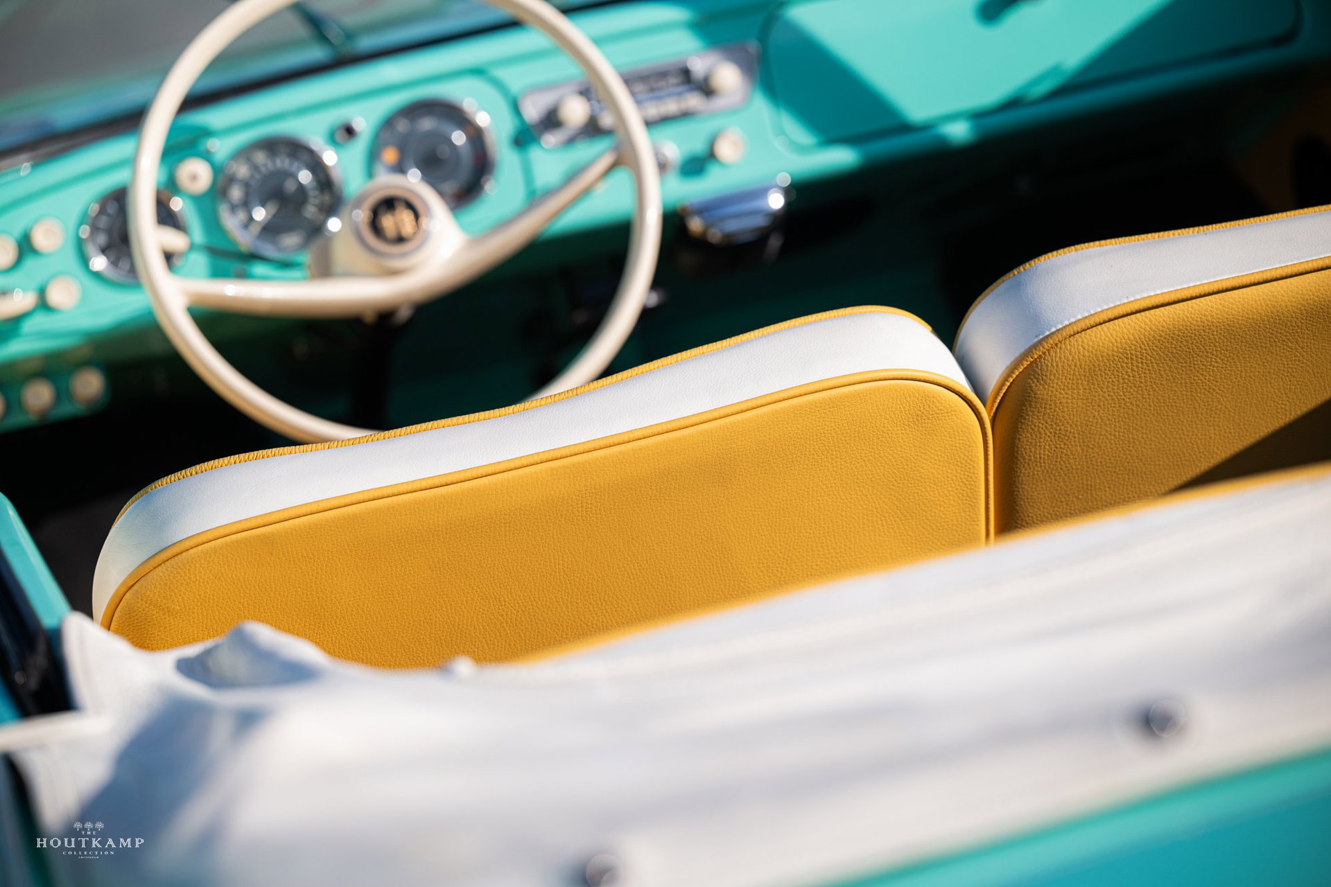 1963 Amphicar 770 - Fresh, high-quality restoration, Rare original factory color combination, Fjord Green examples are generally considered among the rarer survivors, foto 8