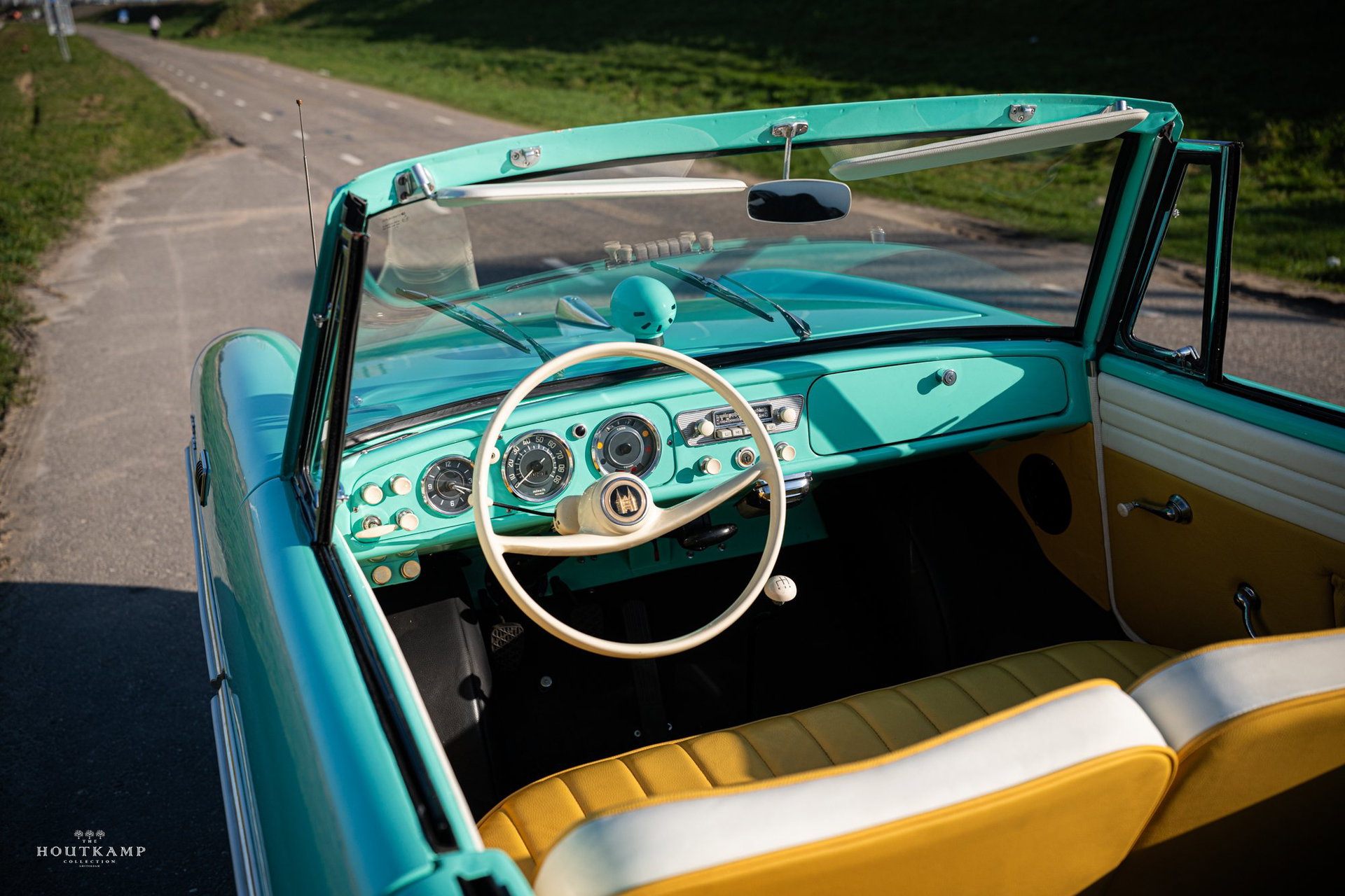 1963 Amphicar 770 - Fresh, high-quality restoration, Rare original factory color combination, Fjord Green examples are generally considered among the rarer survivors, foto 9