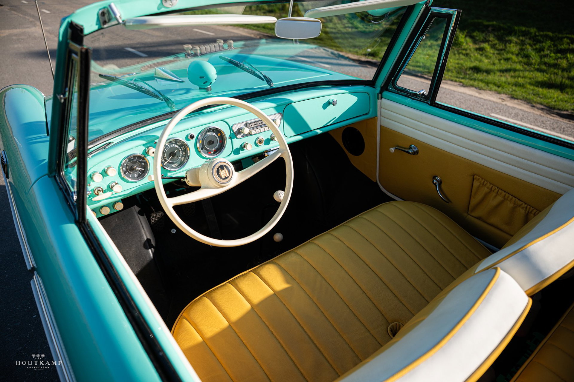 1963 Amphicar 770 - Fresh, high-quality restoration, Rare original factory color combination, Fjord Green examples are generally considered among the rarer survivors, foto 12