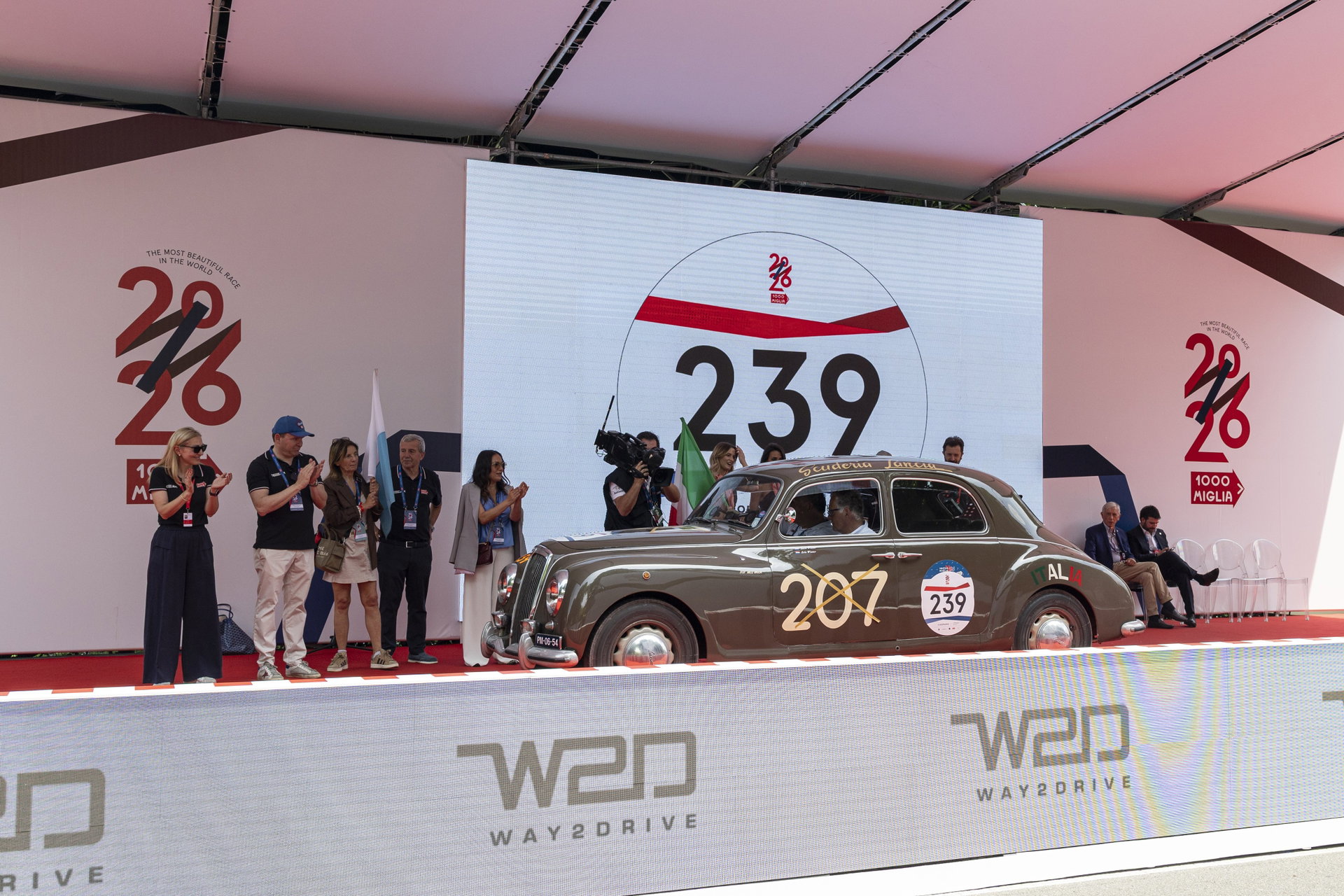 1952 Lancia Aurelia - B21, Mille Miglia Eligible, foto 2