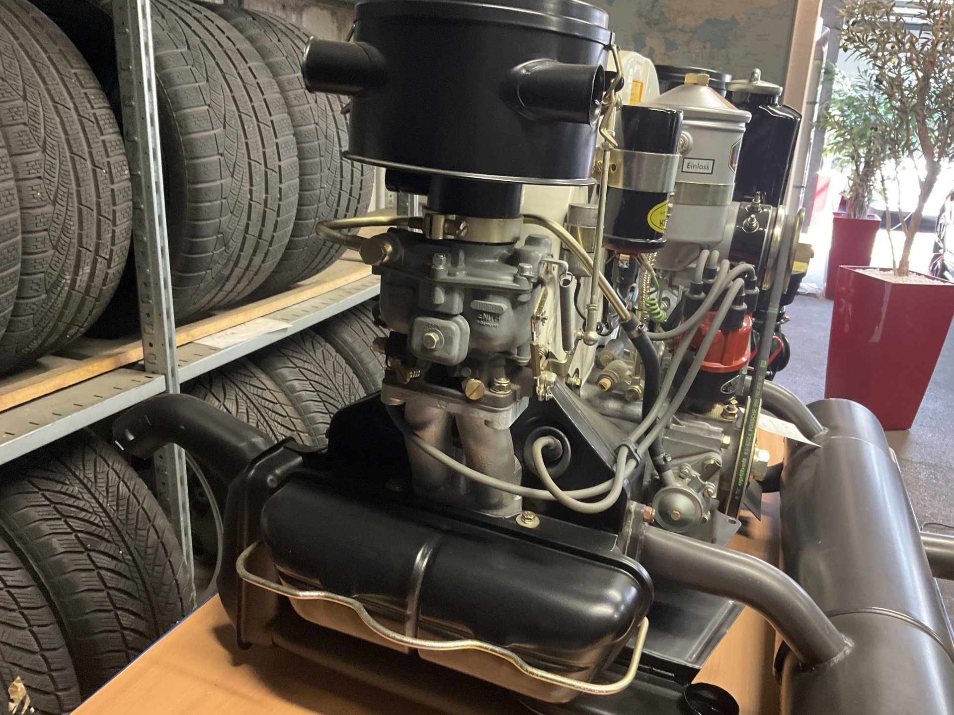 1964 Porsche 356 - Prachtstück* Porsche 356 Motor engine Typ 616/15 – 1.6L, 75 PS, Baujahr 1964 - 0 Km, foto 6