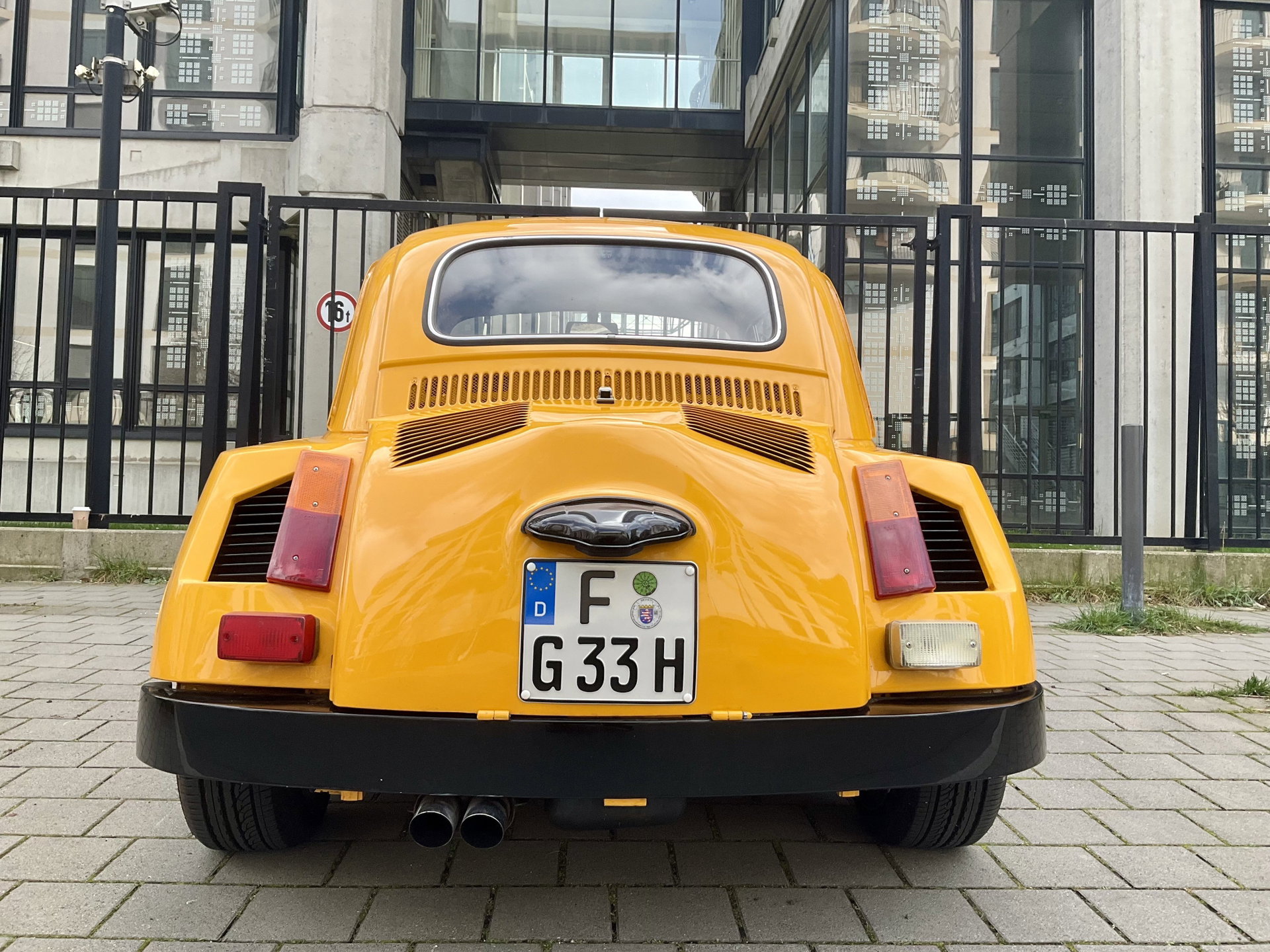 1972 Fiat 500 - Fiat 500 Unikat 952ccm (A 112) widebody muscle car H-Zulassung - Kein GFk, foto 9
