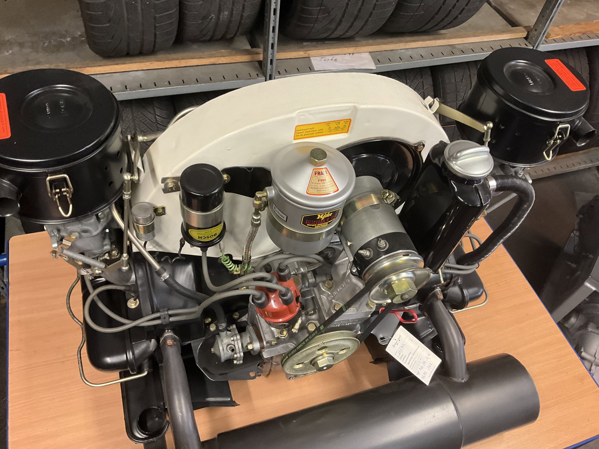 1964 Porsche 356 - Prachtstück* Porsche 356 Motor engine Typ 616/15 – 1.6L, 75 PS, Baujahr 1964 - 0 Km, foto 8